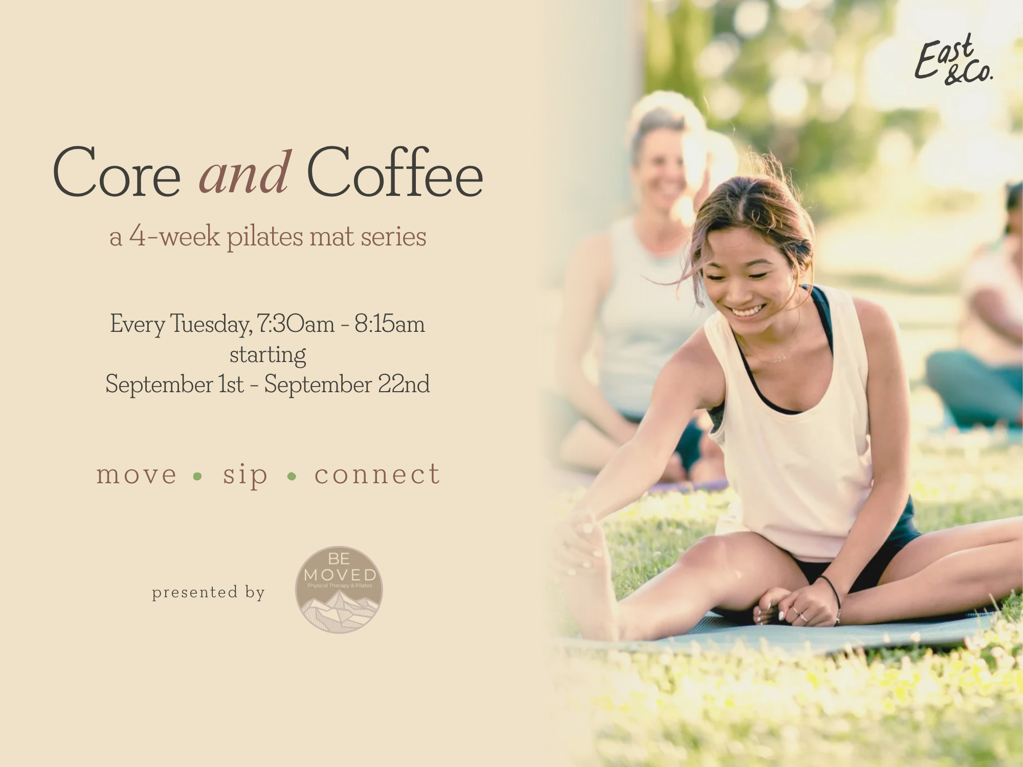Core and Coffee: 4-Week Pilates Mat Series